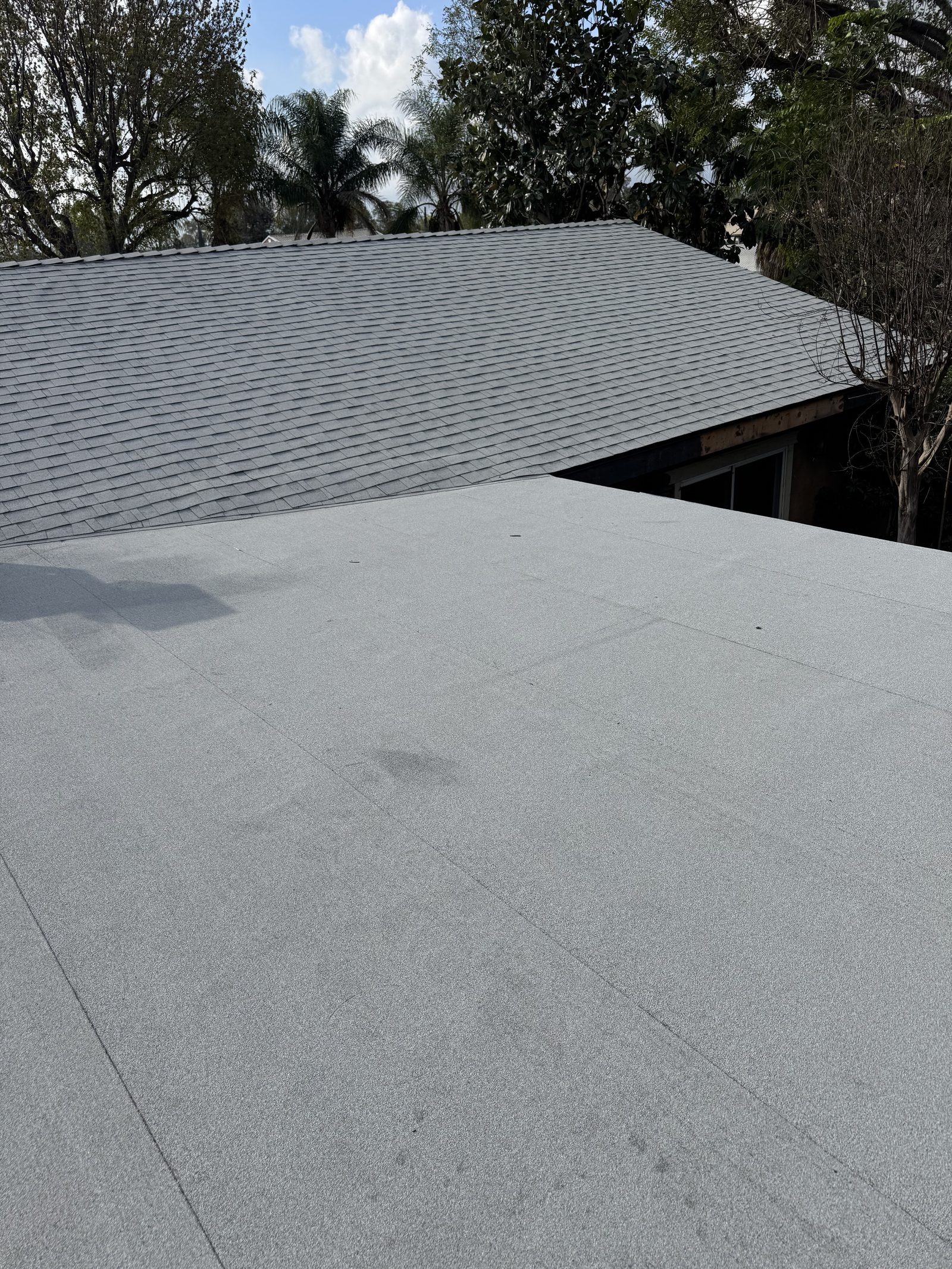 Flat roofing TPO